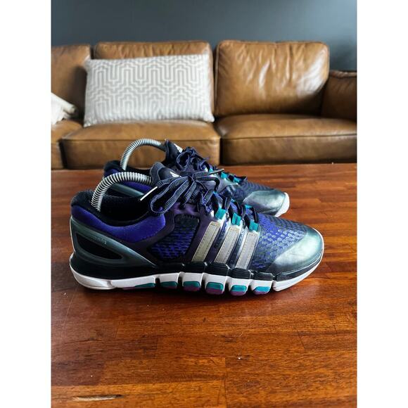 Adidas Adipure CrazyQuick 17 Low Top Running Sneakers Black/Vivid/Pink Women 7.5 - Picture 2 of 9